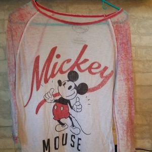 Official Disney Mickey Mouse Sheer Baseball Jersey